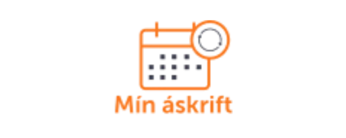 Mína áskrift